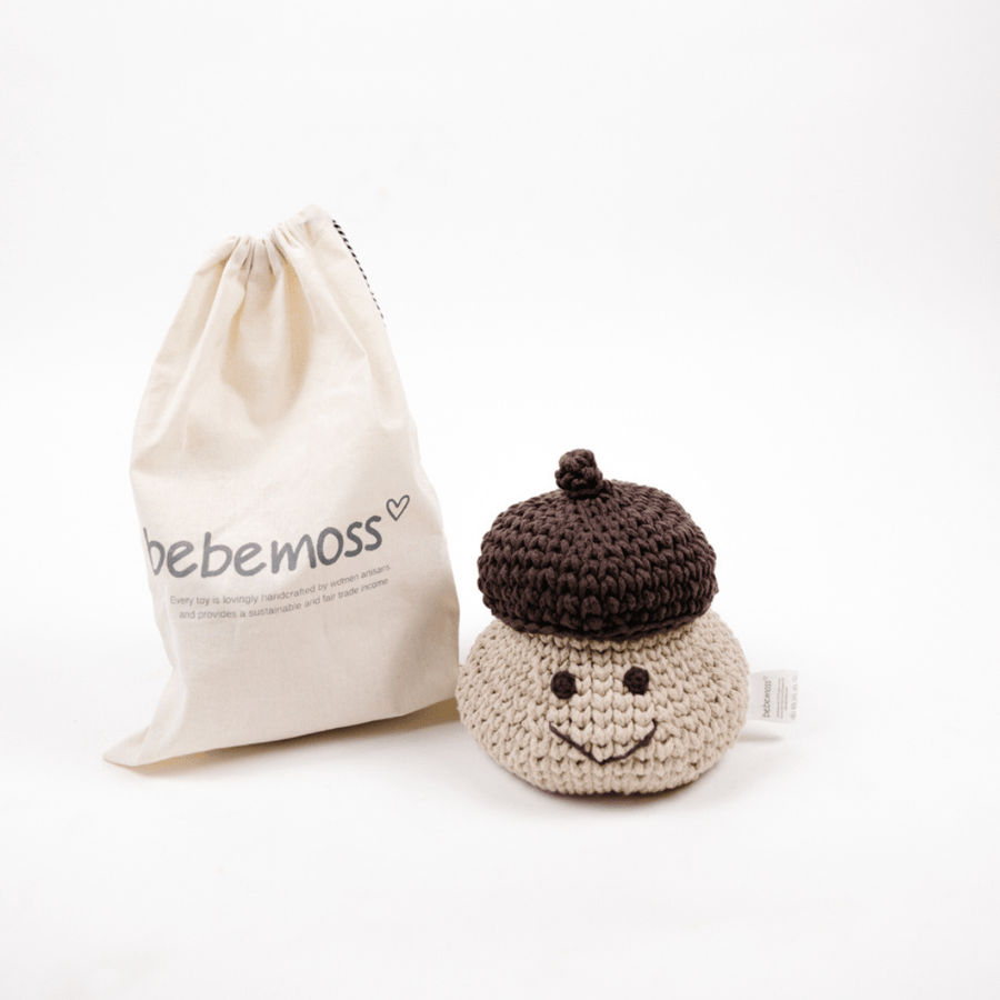 bebemoss.com Acorn Basket handmade by moms  gifts with purpose