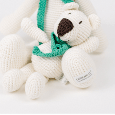 bebemoss.com stuffed animal Atty the bear - cream mini handmade by moms  gifts with purpose