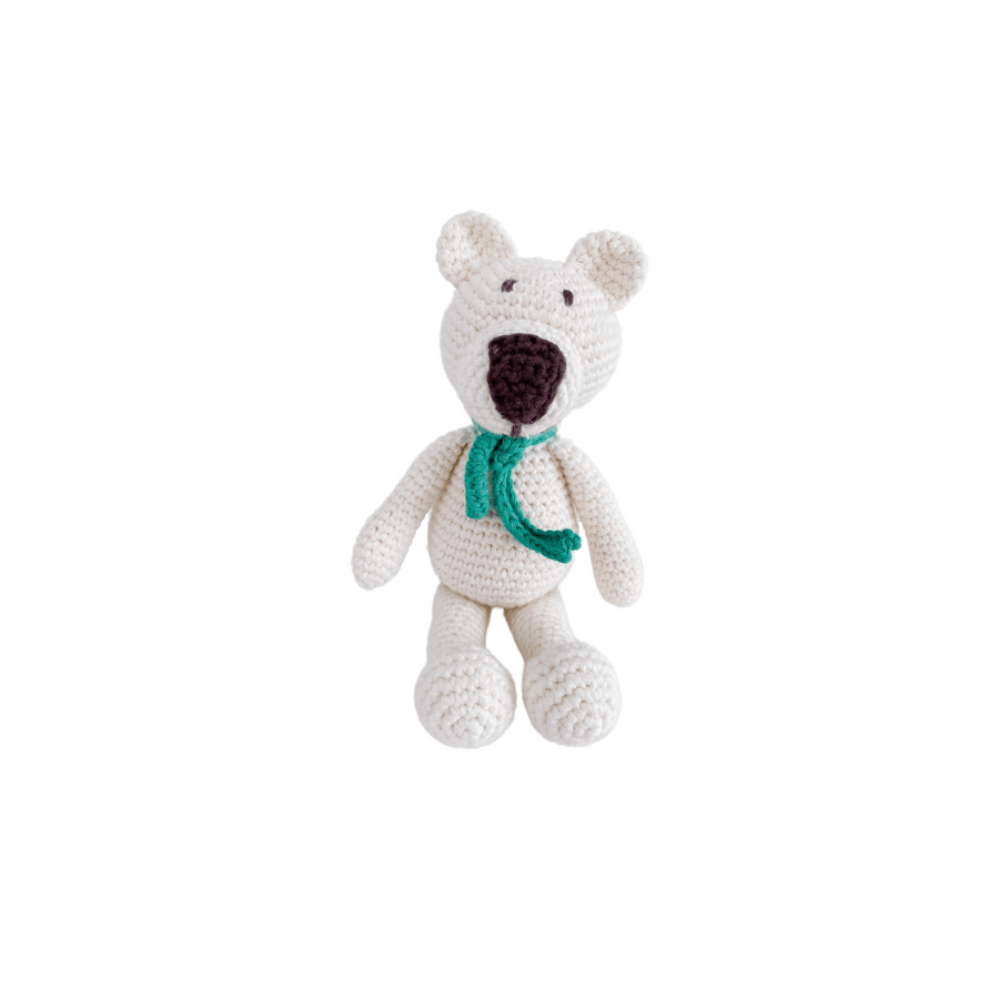 bebemoss.com stuffed animal Atty the bear - cream mini handmade by moms  gifts with purpose