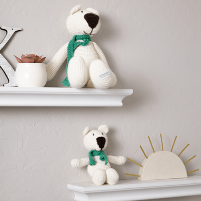 bebemoss.com stuffed animal Atty the bear - cream mini handmade by moms  gifts with purpose