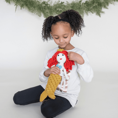 bebemoss.com doll Azalea the Mermaid handmade by moms  gifts with purpose