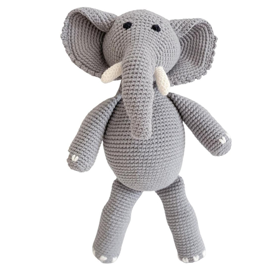 bebemoss.com stuffed animal Barry the elephant handmade by moms  gifts with purpose