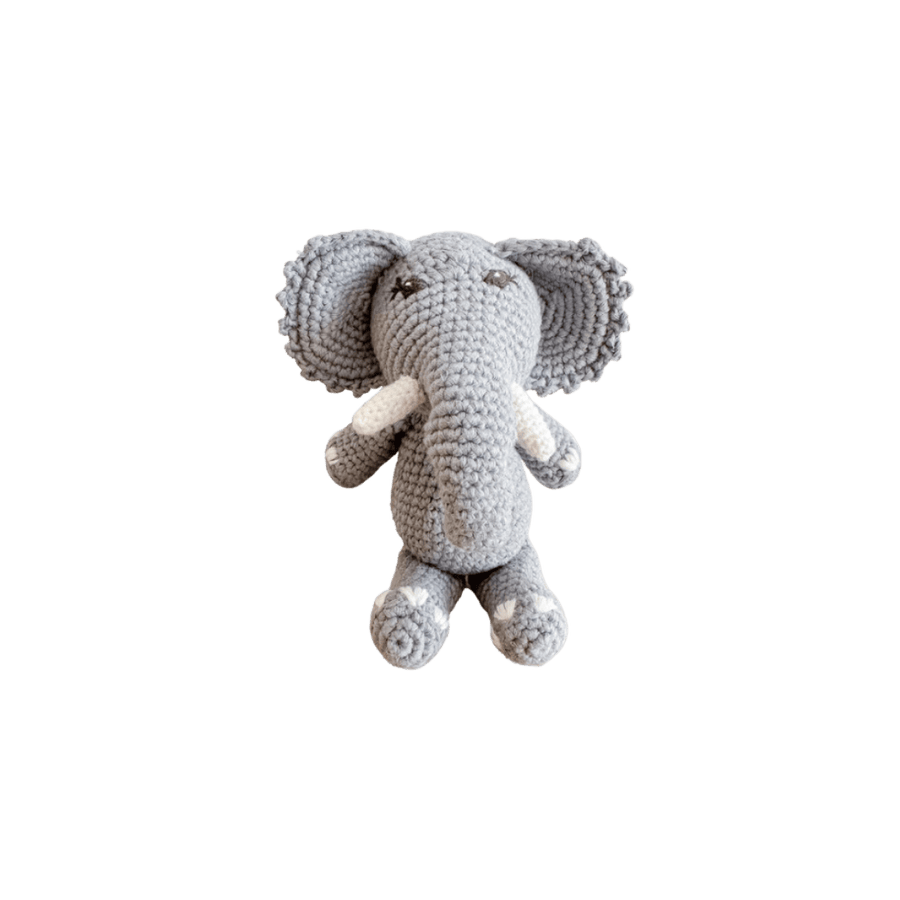 bebemoss.com stuffed animal Barry the elephant- mini handmade by moms  gifts with purpose