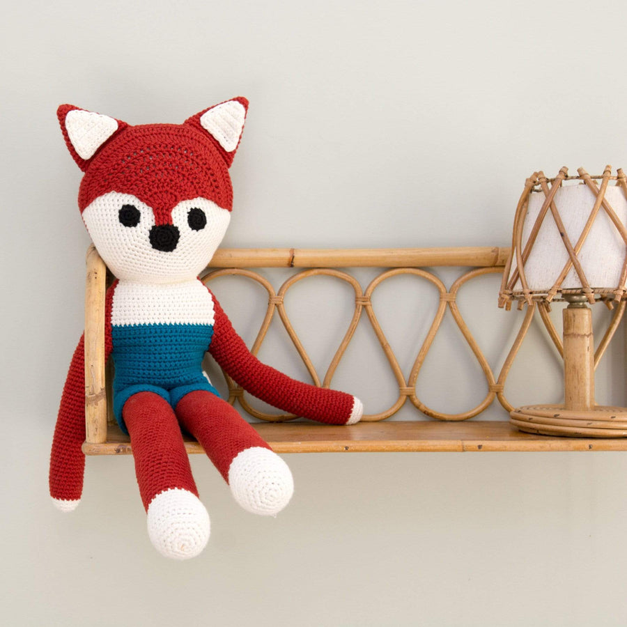 bebemoss.com toy Big friend fox handmade by moms  gifts with purpose