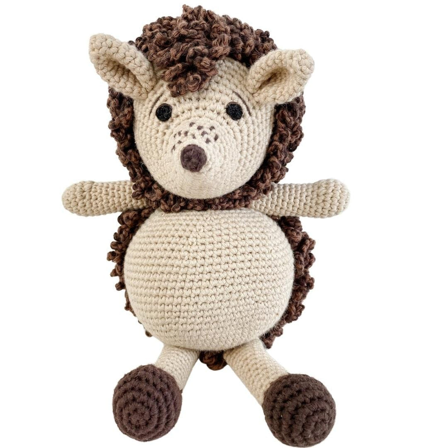 bebemoss.com toy Hubert the hedgehog handmade by moms  gifts with purpose