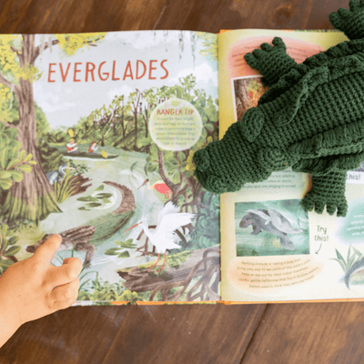 bebemoss.com stuffed animal Marvin the Crocodile handmade by moms  gifts with purpose