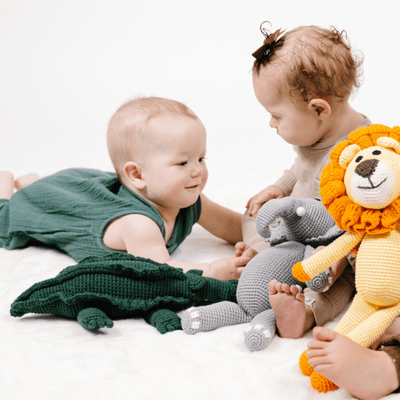 bebemoss.com stuffed animal Marvin the Crocodile handmade by moms  gifts with purpose