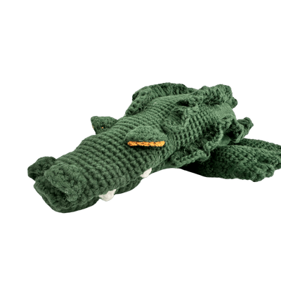 bebemoss.com stuffed animal Marvin the Crocodile handmade by moms  gifts with purpose