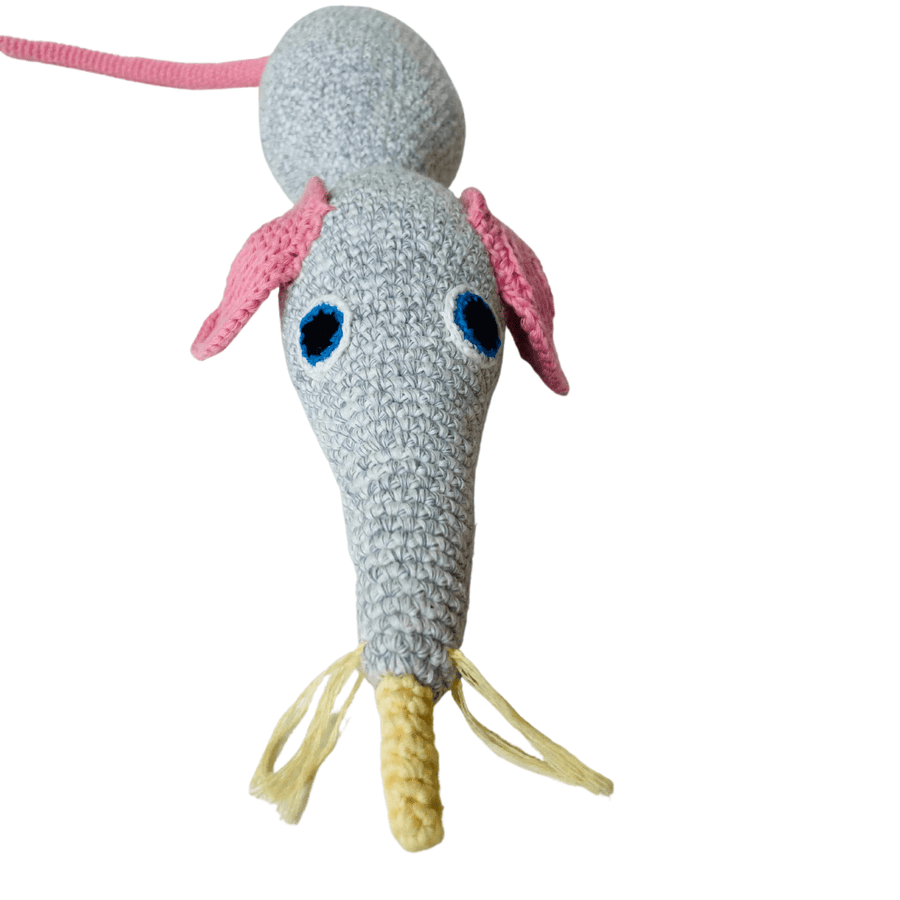 bebemoss.com PRE-ORDER Squeaky the Mouse handmade by moms  gifts with purpose