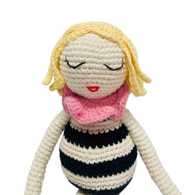 bebemoss.com stuffed animal PREORDER Carly the doll handmade by moms  gifts with purpose