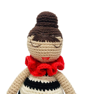 bebemoss.com stuffed animal PREORDER Jasmin the doll handmade by moms  gifts with purpose