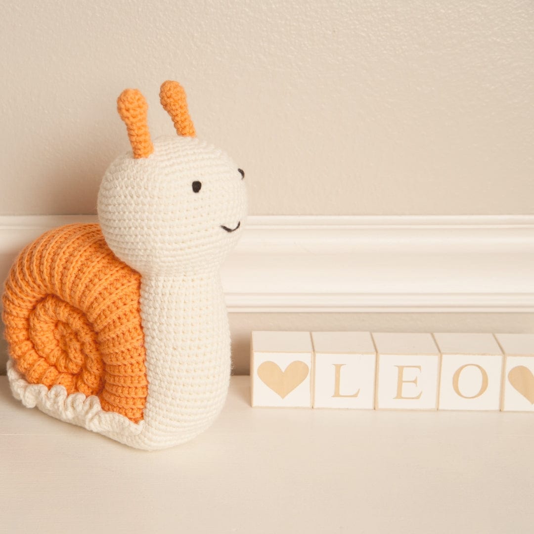 bebemoss.com Sheldon The Snail handmade by moms  gifts with purpose