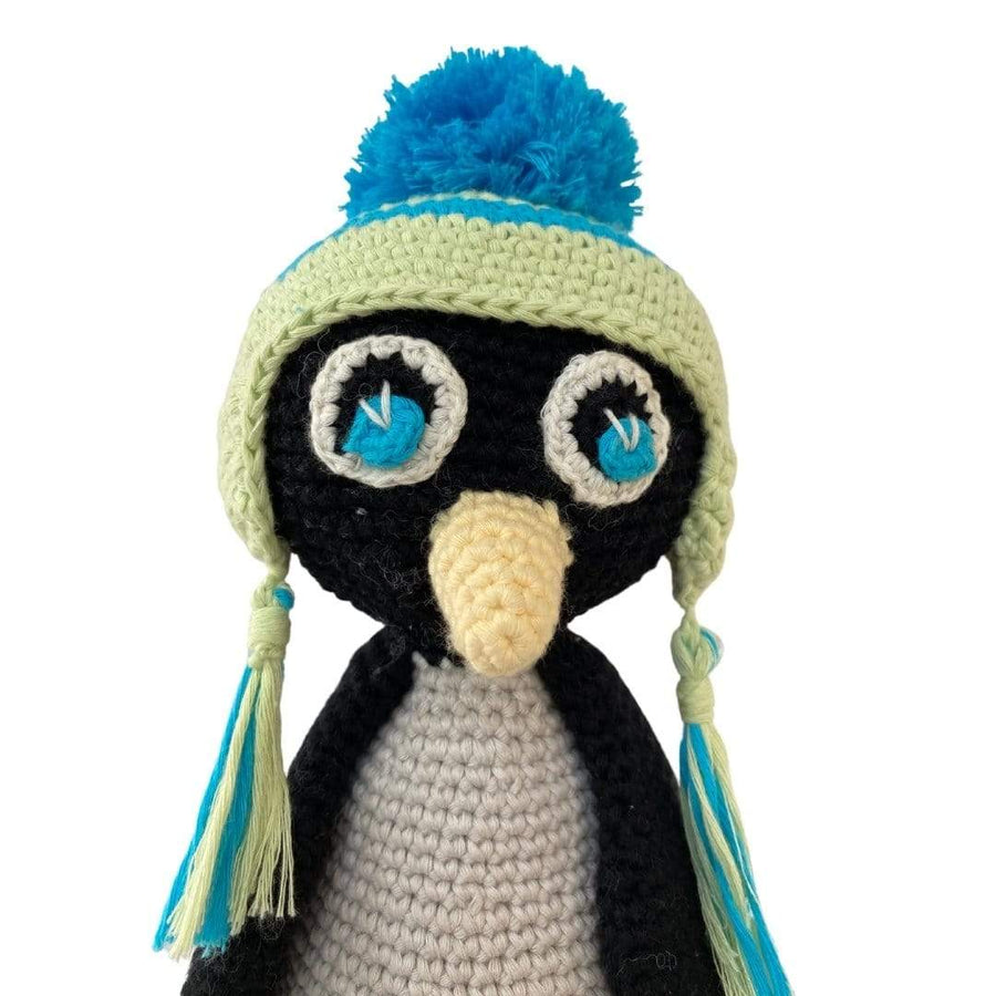 bebemoss.com toy Willy the penguin handmade by moms  gifts with purpose