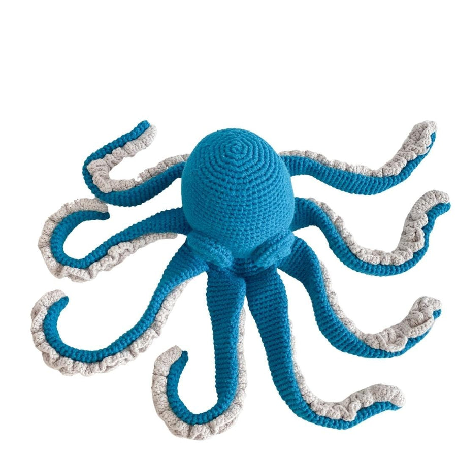 bebemoss.com toy Zelda the Octopus- petrol handmade by moms  gifts with purpose